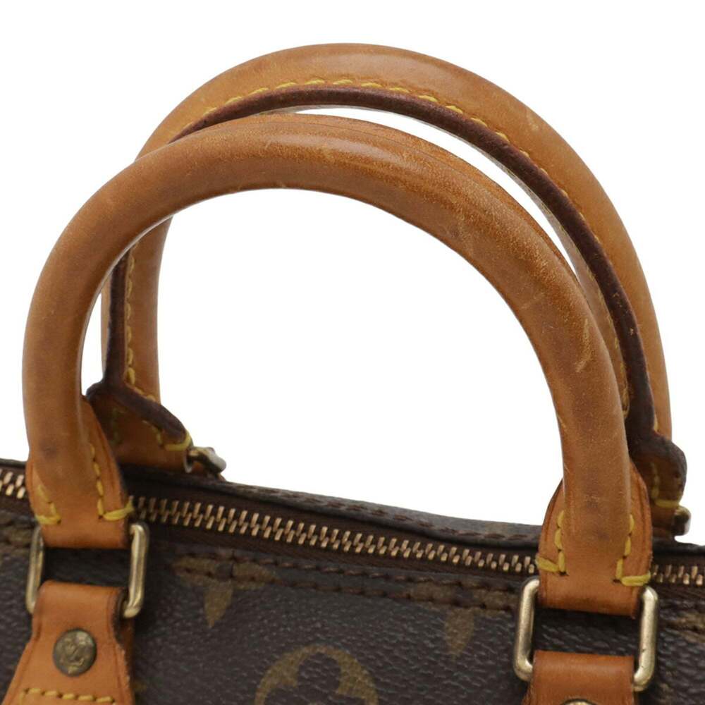LOUIS VUITTON Brown Monogram Mini Speedy Pouch - Picture 6 of 9